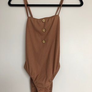 Tan bodysuit